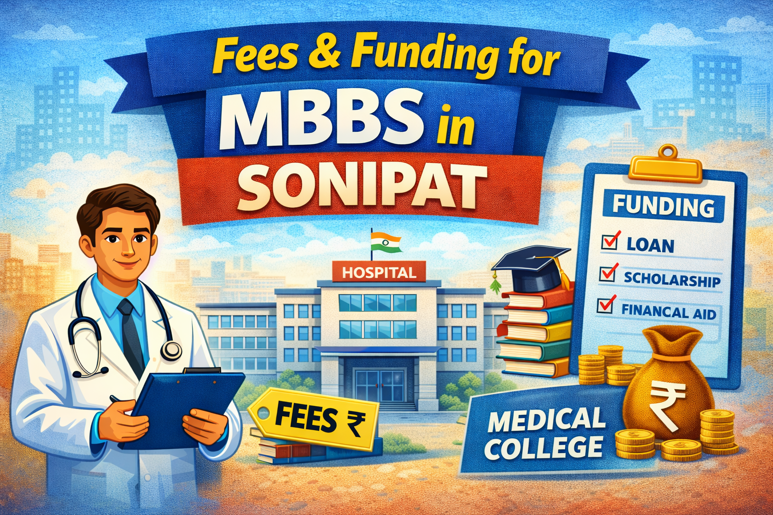 Fees & Funding for MBBS in Sonipat